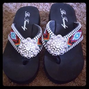 Beaded sandles
